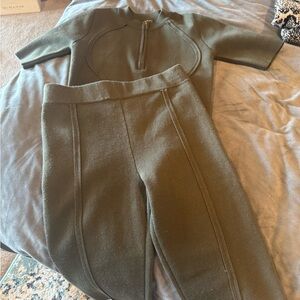 Olive Green Women's Jumpsuit